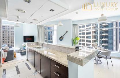 Apartment - 1 Bedroom - 2 Bathrooms for rent in Bonaire Tower - Park Island - Dubai Marina - Dubai