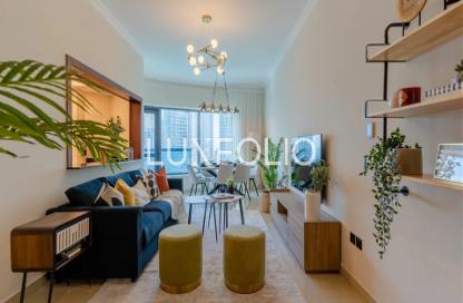 Apartment - 2 Bedrooms - 3 Bathrooms for rent in Time Place Tower - Dubai Marina - Dubai