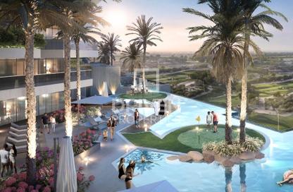 Apartment - 1 - 2 for sale in Golf Greens 2 Tower A - Golf Greens 2 - Golf Greens - Damac Hills - Dubai