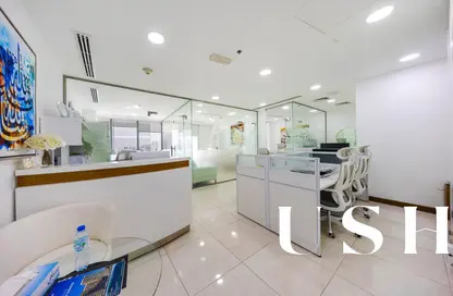 Office Space - Studio - 1 Bathroom for rent in I Rise Tower - Barsha Heights (Tecom) - Dubai