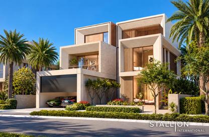 Villa - 5 - 7 for sale in Beach Collection Frond O - Beach Collection - Palm Jebel Ali - Dubai