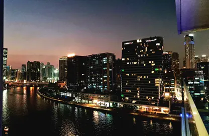 شقة - غرفة نوم - 2 حمامات للايجار في ويفز تاور - الخليج التجاري - دبي