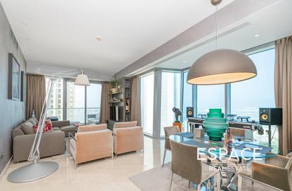 Apartment - 3 Bedrooms - 4 Bathrooms for rent in Trident Grand Residence - Dubai Marina - Dubai