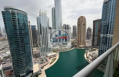 Apartment - 1 Bathroom for rent in Lake View Tower - JLT Cluster B - Jumeirah Lake Towers - Dubai