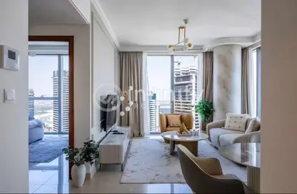 Apartment - 1 Bedroom - 2 Bathrooms for rent in Boulevard Point - Downtown Dubai - Dubai