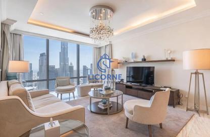 Apartment - 4 - 5 for rent in The Address Residence Fountain Views 2 - The Address Residence Fountain Views - Downtown Dubai - Dubai