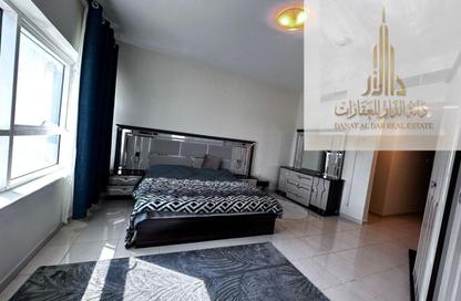 Apartment - 1 Bedroom - 2 Bathrooms for rent in Orient Tower 1 - Orient Towers - Al Bustan - Ajman