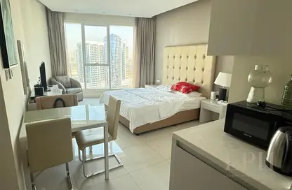 Apartment - Studio - 1 Bathroom for rent in DAMAC Maison The Vogue - Business Bay - Dubai