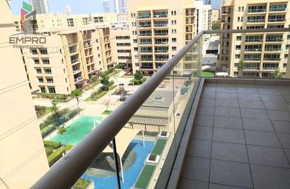 Apartment - 2 Bedrooms - 2 Bathrooms for rent in Al Thayyal 2 - Al Thayyal - Greens - Dubai