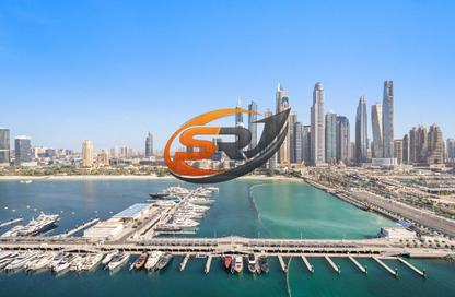 شقة - 2 غرف نوم - 2 حمامات للايجار في برج Marina Vista 1 - مارينا فيستا - إعمار بيتشفرونت - دبي هاربور - دبي