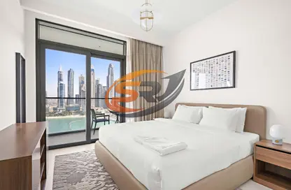 شقة - 2 غرف نوم - 2 حمامات للايجار في برج Marina Vista 1 - مارينا فيستا - إعمار بيتشفرونت - دبي هاربور - دبي