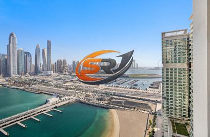 شقة - 2 غرف نوم - 2 حمامات للايجار في برج Marina Vista 1 - مارينا فيستا - إعمار بيتشفرونت - دبي هاربور - دبي
