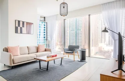 شقة - 2 غرف نوم - 2 حمامات للايجار في بوابة المارينا 1 - مارينا جيت - دبي مارينا - دبي