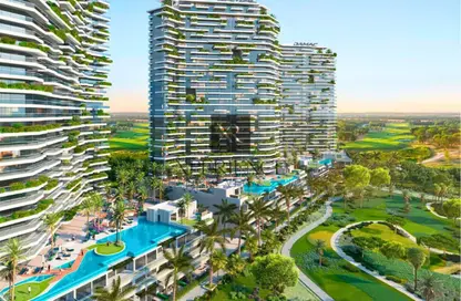 Apartment - 2 Bedrooms - 3 Bathrooms for sale in Golf Greens 1 Tower B - Golf Greens 1 - Golf Greens - Damac Hills - Dubai
