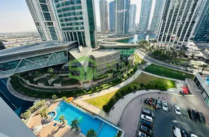 Apartment - Studio - 1 Bathroom for rent in Lake Terrace - JLT Cluster D - Jumeirah Lake Towers - Dubai