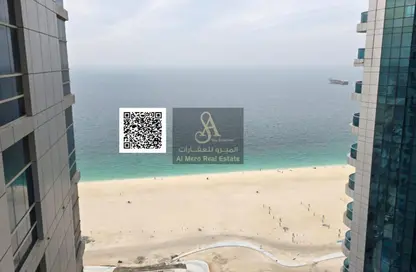 شقة - 2 غرف نوم - 2 حمامات للبيع في برج الكورنيش - طريق كورنيش عجمان - عجمان