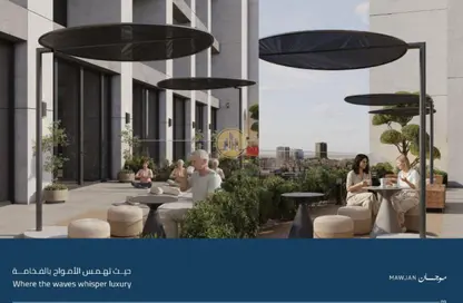 Apartment - 2 Bedrooms - 3 Bathrooms for sale in Mawjan Tower - Ajman Corniche Road - Ajman