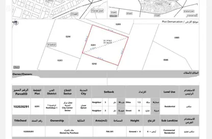 Land - Studio for sale in Al Rashidiya Towers - Al Rashidiya - Ajman Downtown - Ajman Land - Studio for sale in Al Rashidiya Towers - Al Rashidiya - Ajman Downtown - Ajman
