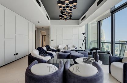 Penthouse - 4 - 4 for rent in Burj Vista Tower 1 - Burj Vista - Downtown Dubai - Dubai