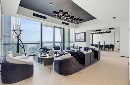 Penthouse - 4 - 4 for rent in Burj Vista Tower 1 - Burj Vista - Downtown Dubai - Dubai