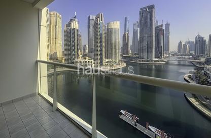 Apartment - 1 - 2 for rent in Marina View Tower B - Marina View - Dubai Marina - Dubai