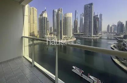 Apartment - 1 Bedroom - 2 Bathrooms for rent in Marina View Tower B - Marina View - Dubai Marina - Dubai