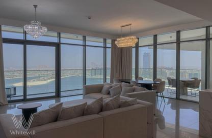 شقة - 3 غرف نوم - 4 حمامات للايجار في برج Beach Vista 1 - بيتش فيستا - إعمار بيتشفرونت - دبي هاربور - دبي