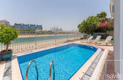 Villa - 5 Bedrooms - 6 Bathrooms for rent in Garden Homes Frond O - Garden Homes - Palm Jumeirah - Dubai