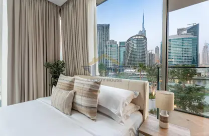 شقة - 1 حمام للايجار في بنينسولا ثري - بنينسولا - الخليج التجاري - دبي