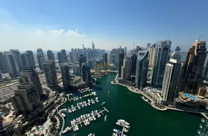 شقة - غرفة نوم - 2 حمامات للايجار في برج The ريزيدنسز at Marina Gate 1 - مارينا جيت - دبي مارينا - دبي