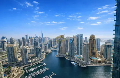 شقة - غرفة نوم - 2 حمامات للايجار في برج The ريزيدنسز at Marina Gate 1 - مارينا جيت - دبي مارينا - دبي