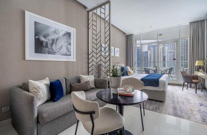 Apartment - Studio - 1 Bathroom for rent in Damac Maison Prive - Business Bay - Dubai