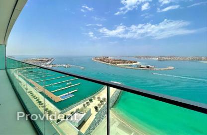 Apartment - 3 Bedrooms - 4 Bathrooms for rent in Beach Vista - Emaar Beachfront - Dubai Harbour - Dubai