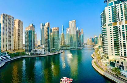 Apartment - 1 - 2 for rent in Marina View Tower B - Marina View - Dubai Marina - Dubai