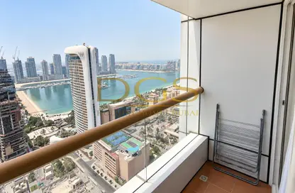 Apartment - 1 Bedroom - 2 Bathrooms for rent in Elite Residence - Dubai Marina - Dubai