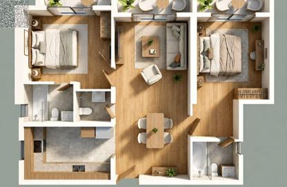 Apartment - 2 Bedrooms - 3 Bathrooms for sale in Rockhill Tower by Rockhill - Al Alia - Ajman
