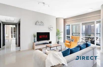 Apartment - 1 Bedroom - 2 Bathrooms for rent in Concorde Tower - JLT Cluster H - Jumeirah Lake Towers - Dubai