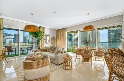 Apartment - 2 Bedrooms - 3 Bathrooms for rent in Grand Bleu Tower 1 - EMAAR Beachfront - Dubai Harbour - Dubai