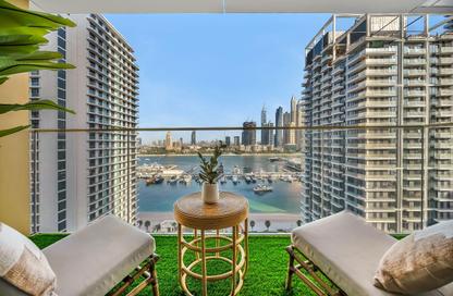 Apartment - 2 Bedrooms - 3 Bathrooms for rent in Grand Bleu Tower 1 - EMAAR Beachfront - Dubai Harbour - Dubai