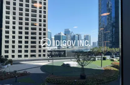 مكتب - استوديو - 1 حمام للايجار في برج بايناري - الخليج التجاري - دبي