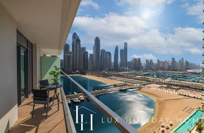 شقة - غرفة نوم - 1 حمام للايجار في برج Marina Vista 1 - مارينا فيستا - إعمار بيتشفرونت - دبي هاربور - دبي