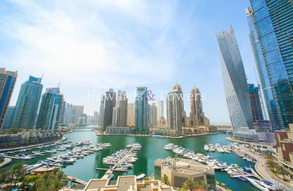 Apartment - 3 Bedrooms - 4 Bathrooms for rent in Al Fairooz Tower - Dubai Marina Towers - Dubai Marina - Dubai
