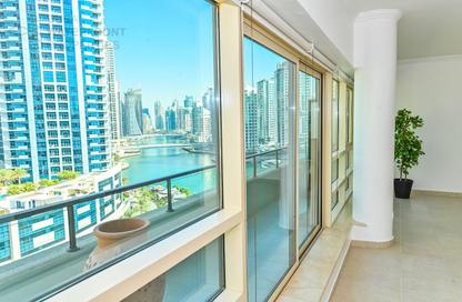 Penthouse - 3 Bedrooms - 2 Bathrooms for rent in Marina Quays North - Marina Quays - Dubai Marina - Dubai