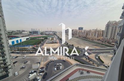 شقة - غرفة نوم - 2 حمامات للبيع في برج هيرا - مدينة دبي الرياضية - دبي