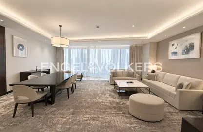 شقة - 2 غرف نوم - 2 حمامات للايجار في فندق العنوان- سكاي فيو 2 - أبراج العنوان سكاي فيو - وسط مدينة دبي - دبي