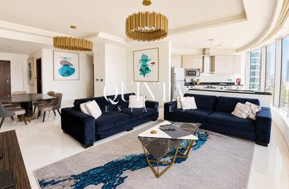 Apartment - 2 - 4 for sale in Palm View - Dubai Media City - Dubai