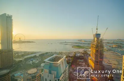 مكتب - غرفة نوم - 1 حمام للايجار في برج الحبتور التجاري - دبي مارينا - دبي