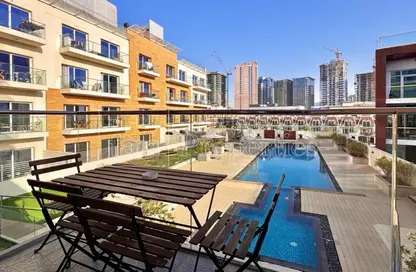 شقة - غرفة نوم - 2 حمامات للايجار في اوكسفورد ريزيدينس - الضاحية 13 - قرية جميرا الدائرية - دبي