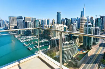 Apartment - 3 Bedrooms - 4 Bathrooms for rent in Sparkle Tower 1 - Sparkle Towers - Dubai Marina - Dubai