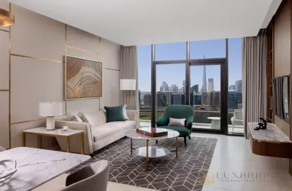 النزل و الشقق الفندقية - غرفة نوم - 2 حمامات للايجار في إنتركونتيننتال ريزيدنسز الخليج التجاري - الخليج التجاري - دبي